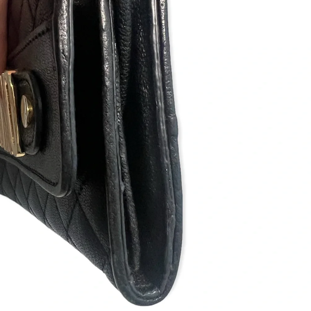 MOSCHINO Women’s Black Compact Wallet